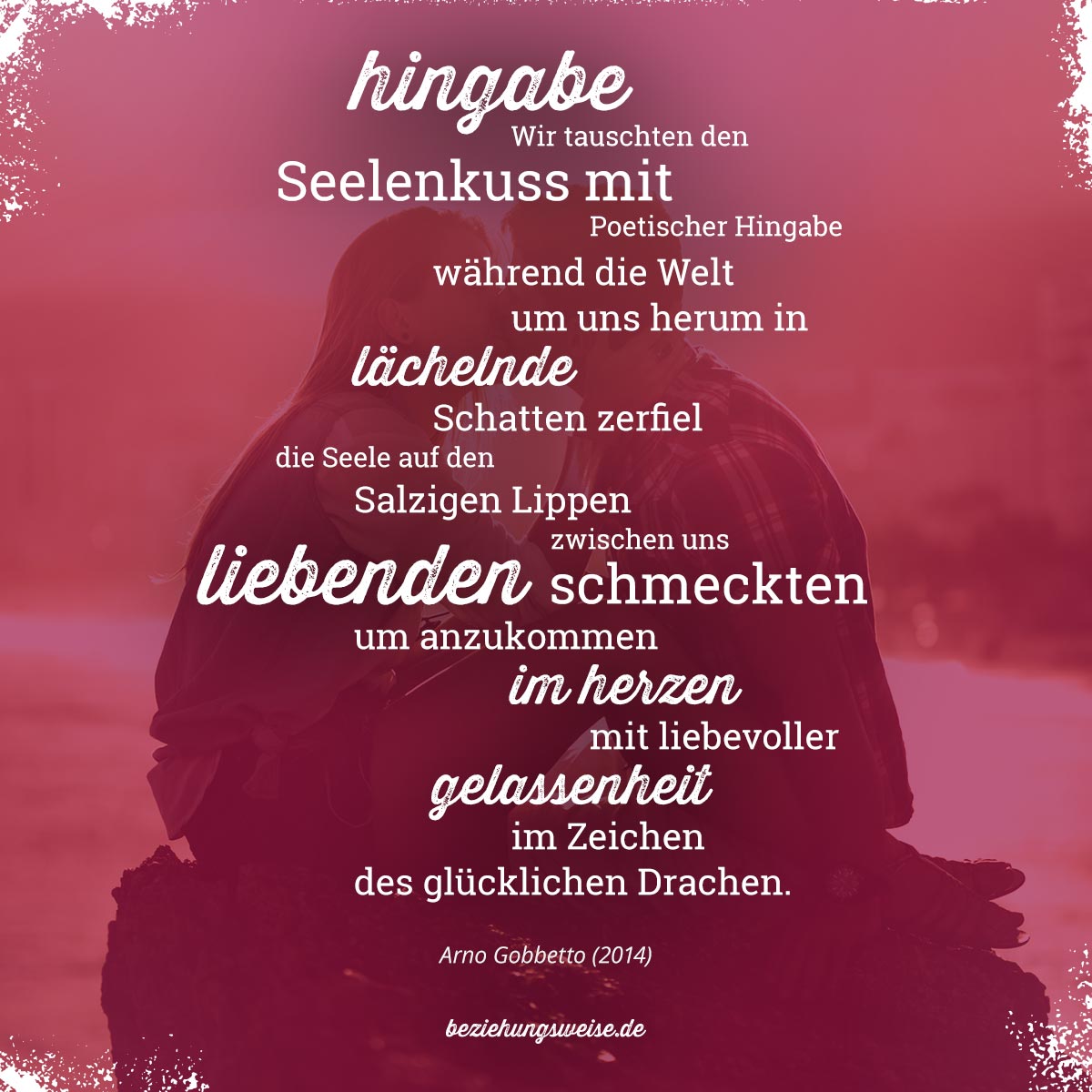 Liebeserklärung an mann
