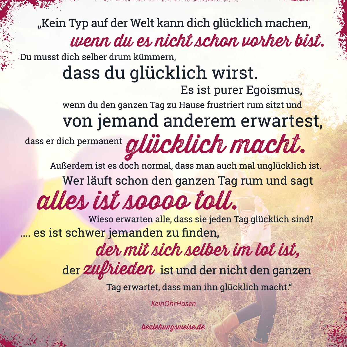 Liebeserklärung an mann