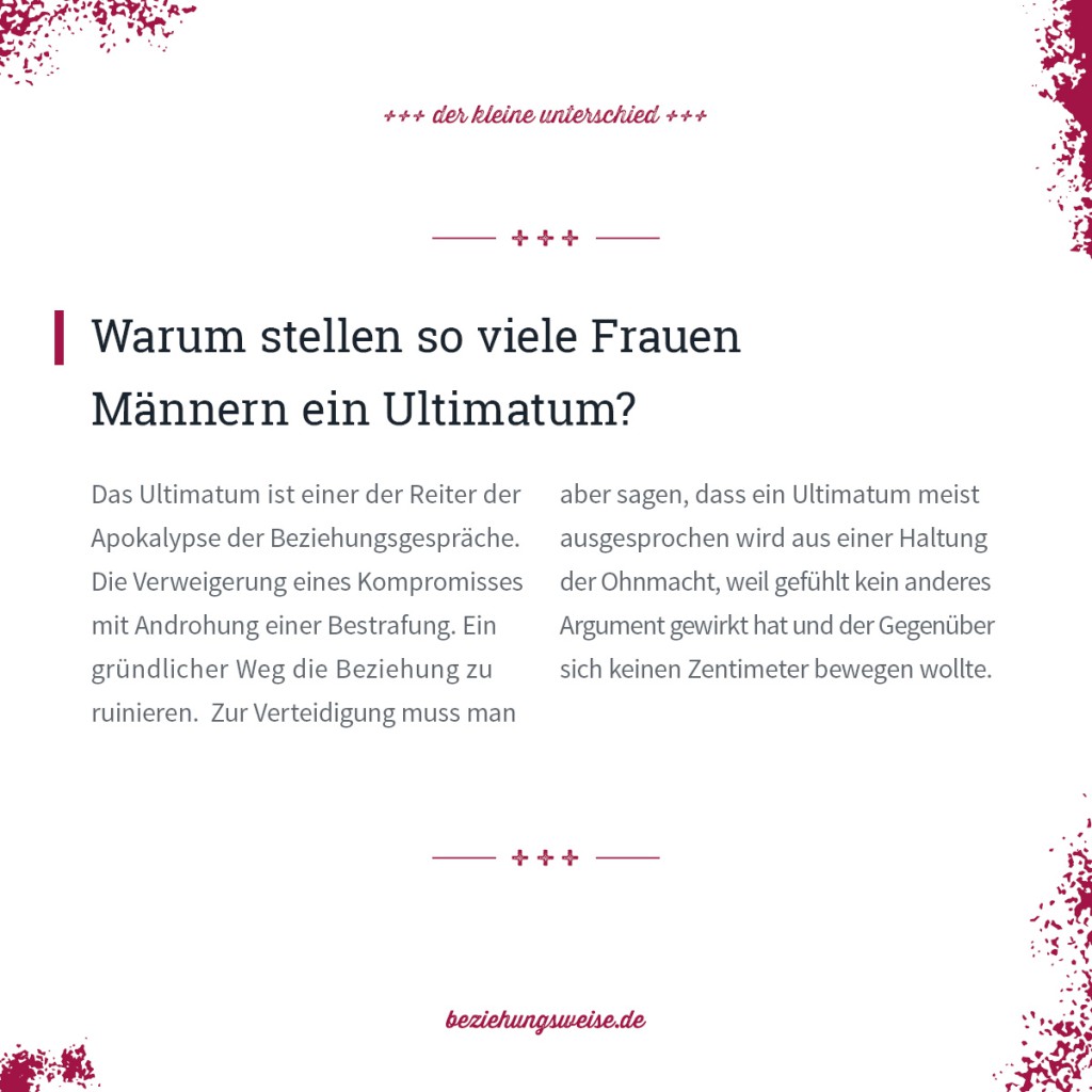 DerKleineUnterschied_Ultimatum
