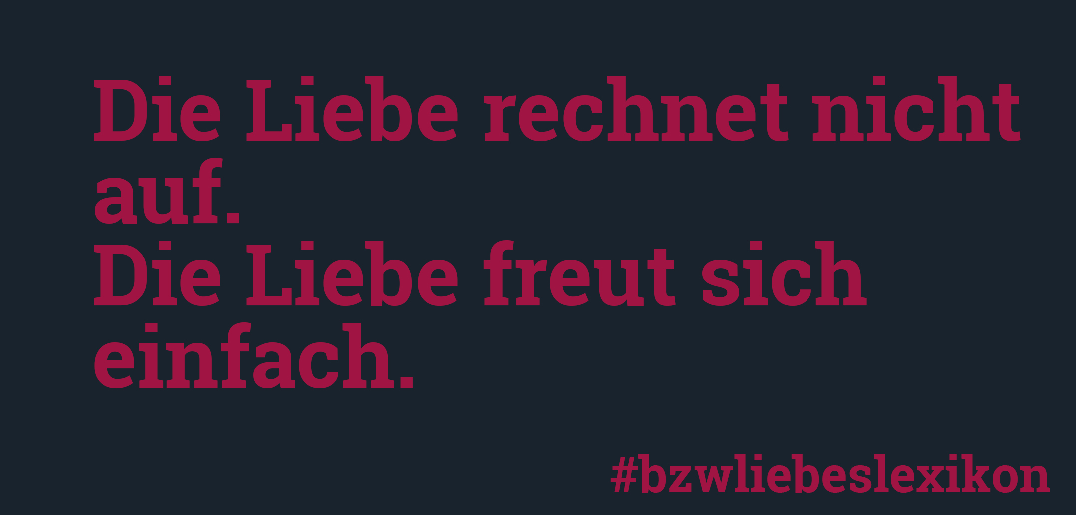 bzw. Liebeslexikon: Q wie Quality Time