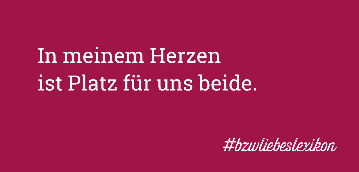 bzw. Liebeslexikon: S wie Selbstliebe